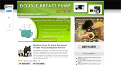 Desktop Screenshot of doublebreastpumpreviews.com
