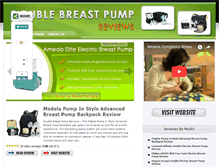 Tablet Screenshot of doublebreastpumpreviews.com